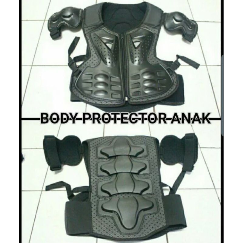 BODY PROTEKTOR ANAK MOTOCROSS. PELINDUNG BADAN PROTECTOR KIDS TRAIL ENDURO SEPEDA DOWNHILL MTB MOTOR