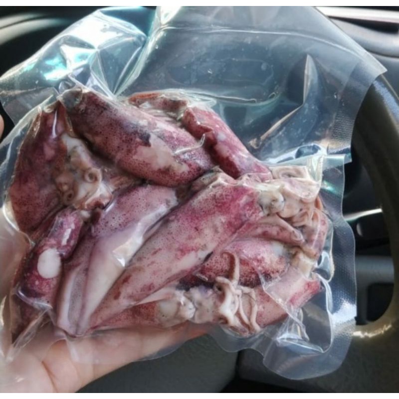 

cumi/cumi asin/cumi jumbo 500g uk.5-8 cm