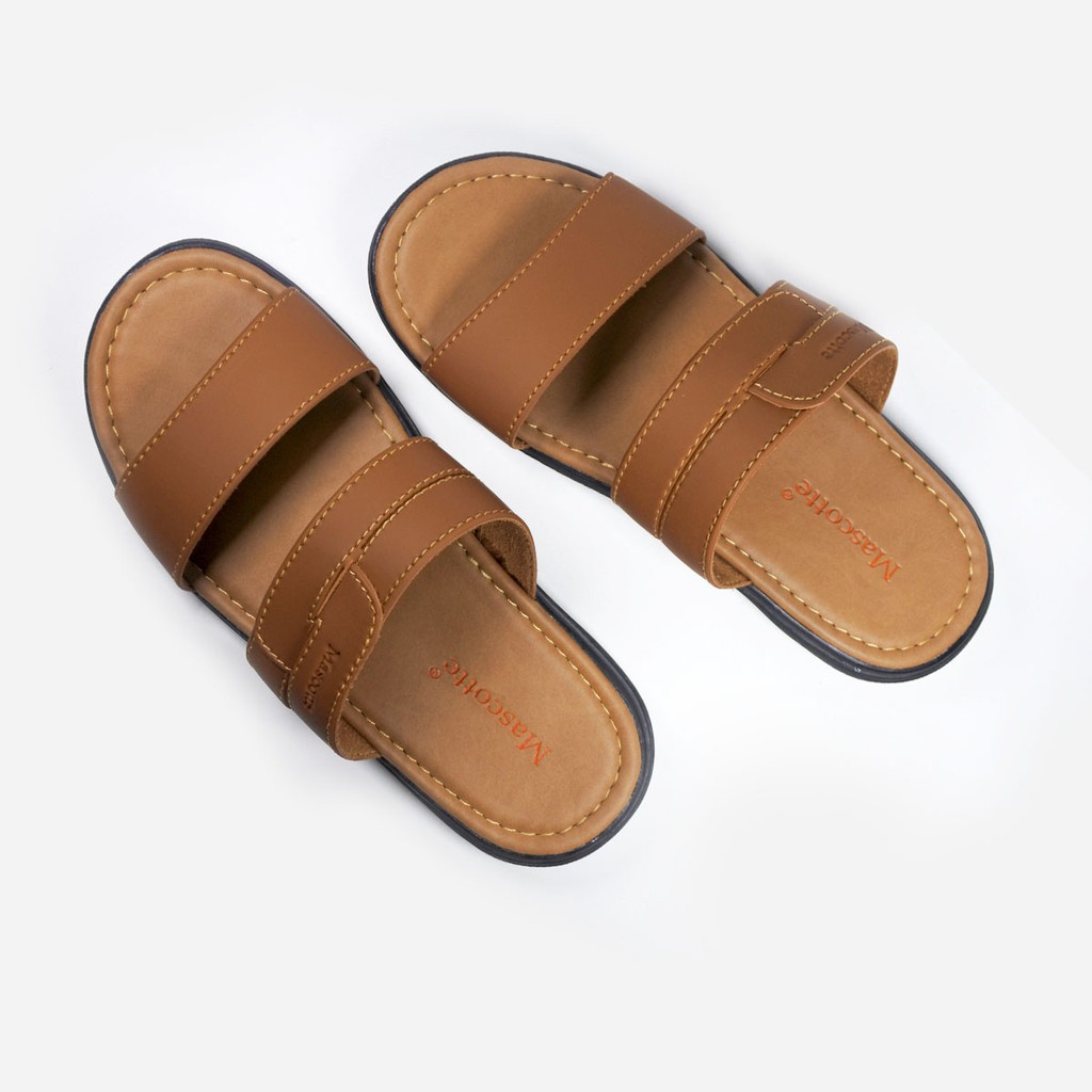 Mascotte LUMINA Sandal Pria 985.466-468 [ Cokelat, Hitam, Navy dan Camel ] / Ramayana Jatinegara