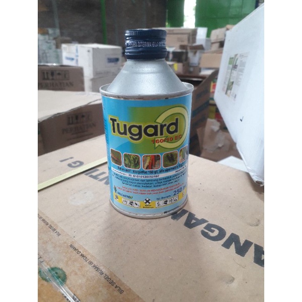 insektisida Tugar TUGARD 160/10 EC 250ml bahan aktif ganda Klorpiripos dan Alfa sipermetrin