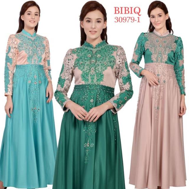 Gamis Maxi Dress Gaun Pesta BIBIQ 30979
