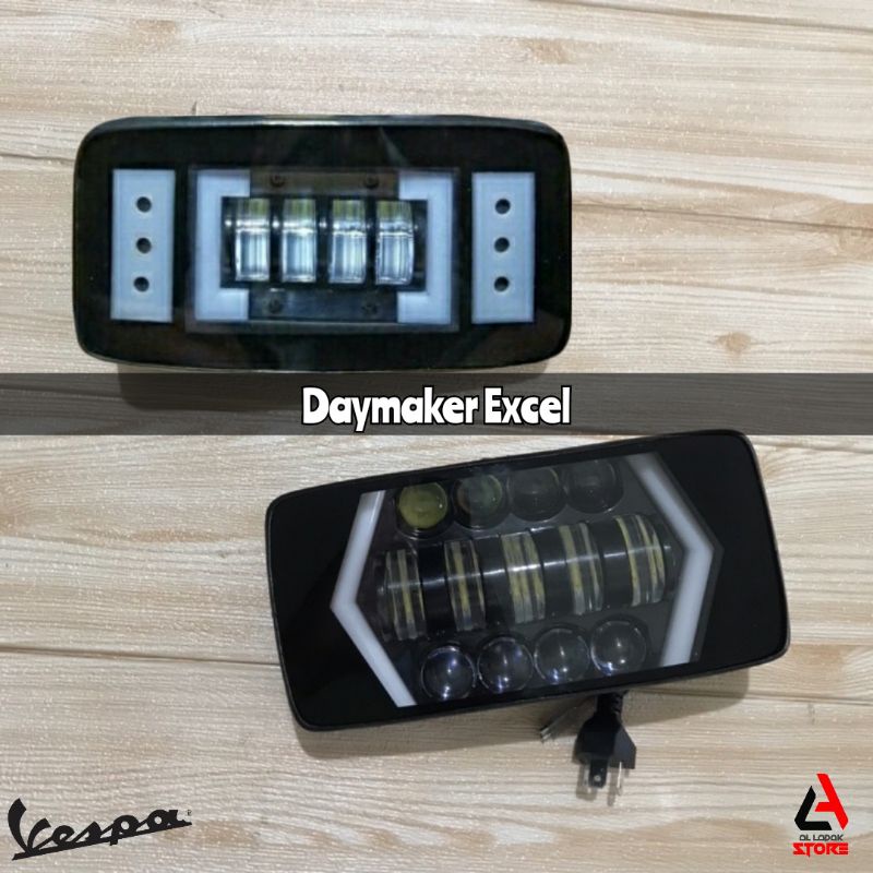 Lampu Depan Vespa Excel Daymaker