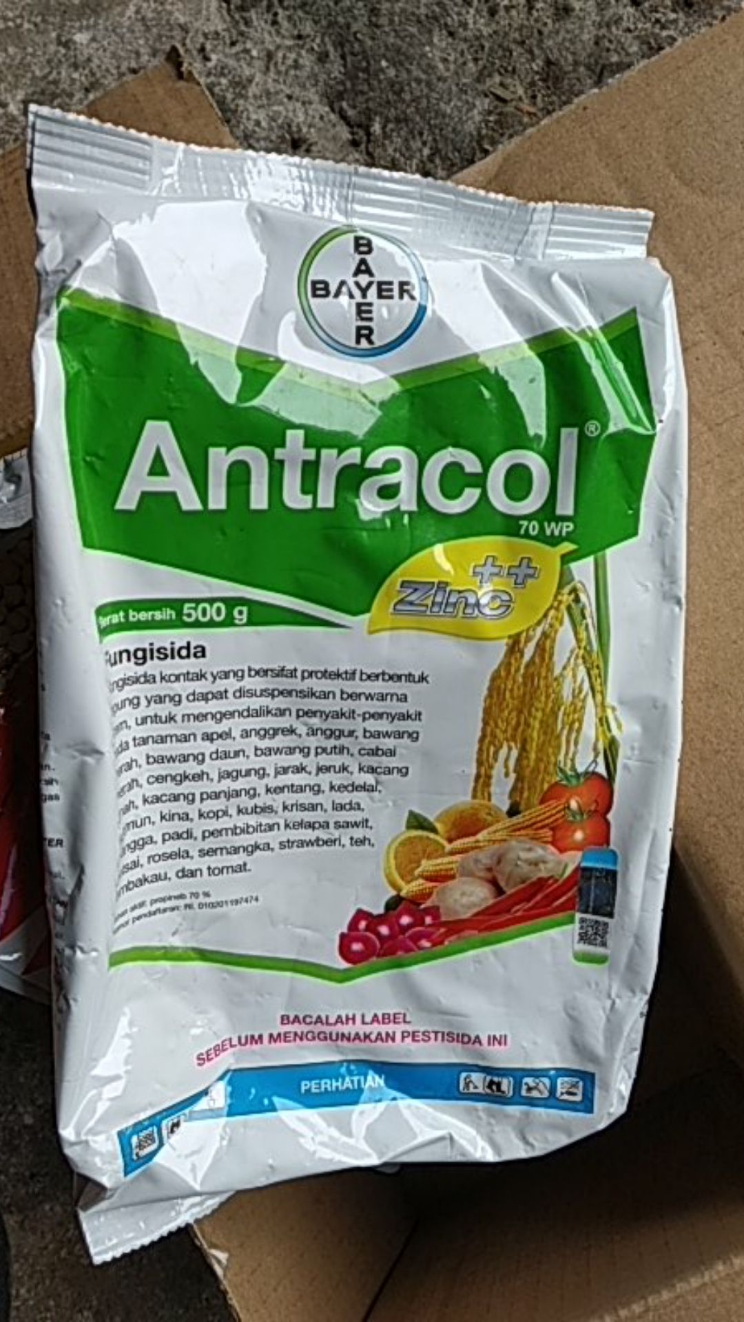 Fungisida Kontak Antracol 70 Wp - 500 Gram