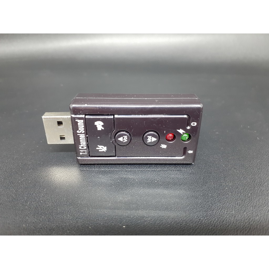 Sound card external USB 7.1 channel audio adapter converter