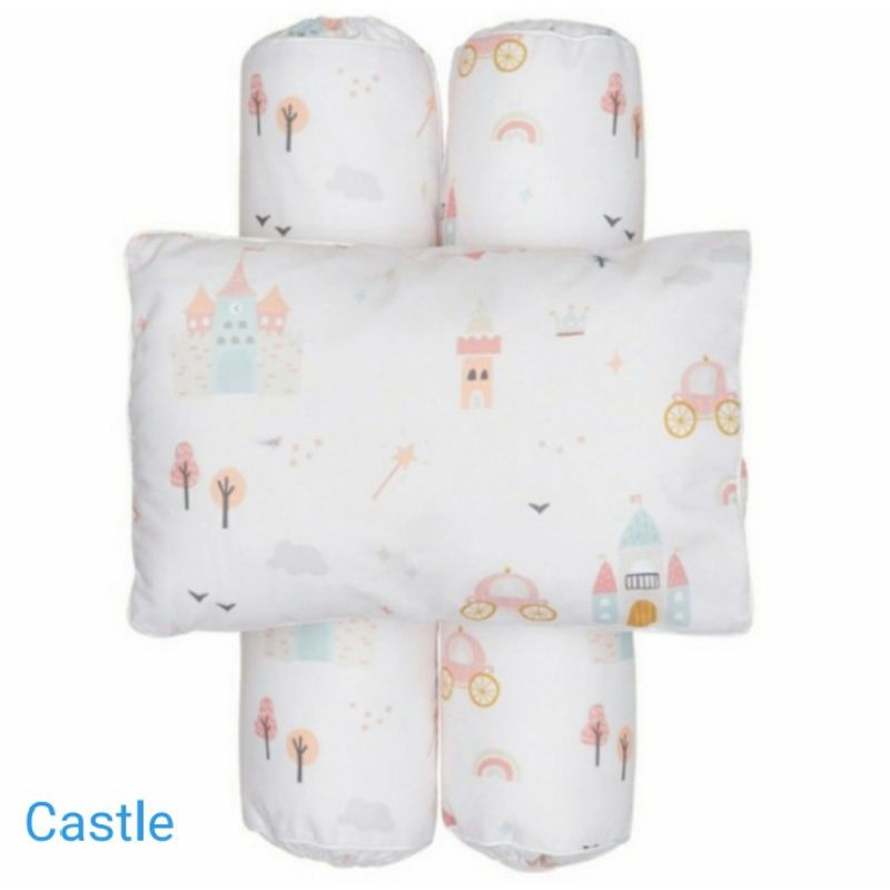 COTTONSEEDS Pillow Bolster Set Bantal Guling Bayi Cotton Seeds Baby