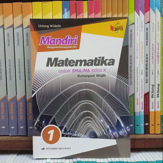Original Buku Mandiri Matematika Kelas 1 Sma K13 Revisi Erlangga Shopee Indonesia