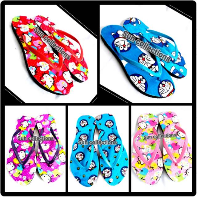 Promo Sandal  Jepit Karakter animasi Lucu Shopee Indonesia