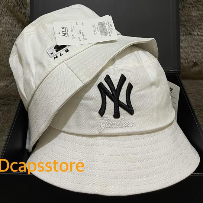 Bucket hat NY MLB yankees 002 - Putih
