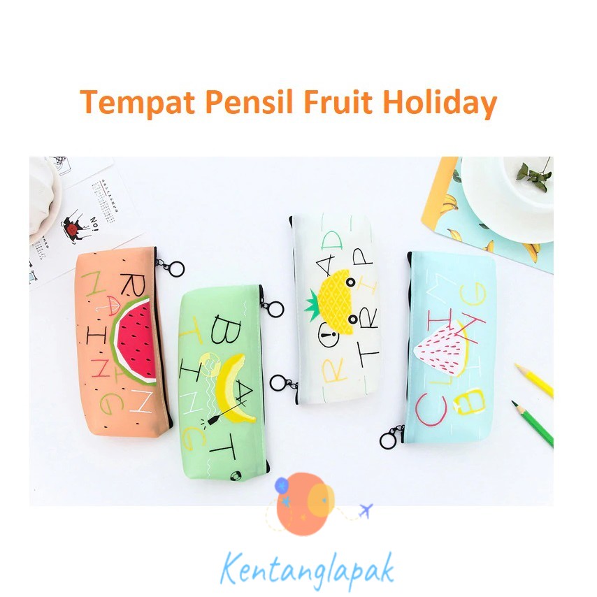 

Tempat Pensil Fruit Holiday Pencil Case / Tempat Kosmetik Termurah