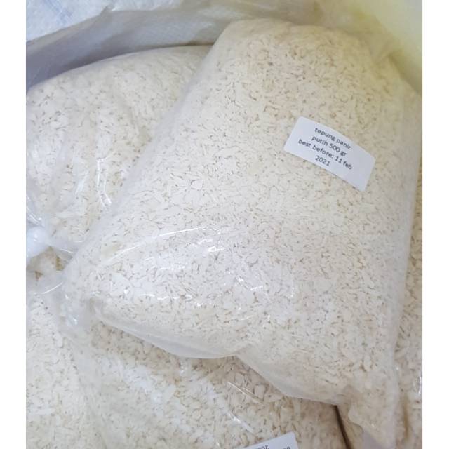 

Tepung Panir / Tepung Panko BreadCrumb Putih 500grm