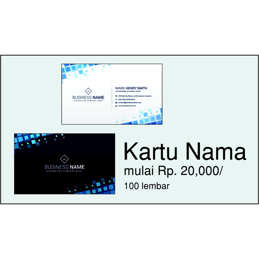 

Promo Kartu Nama Art Carton 260 Terlaris