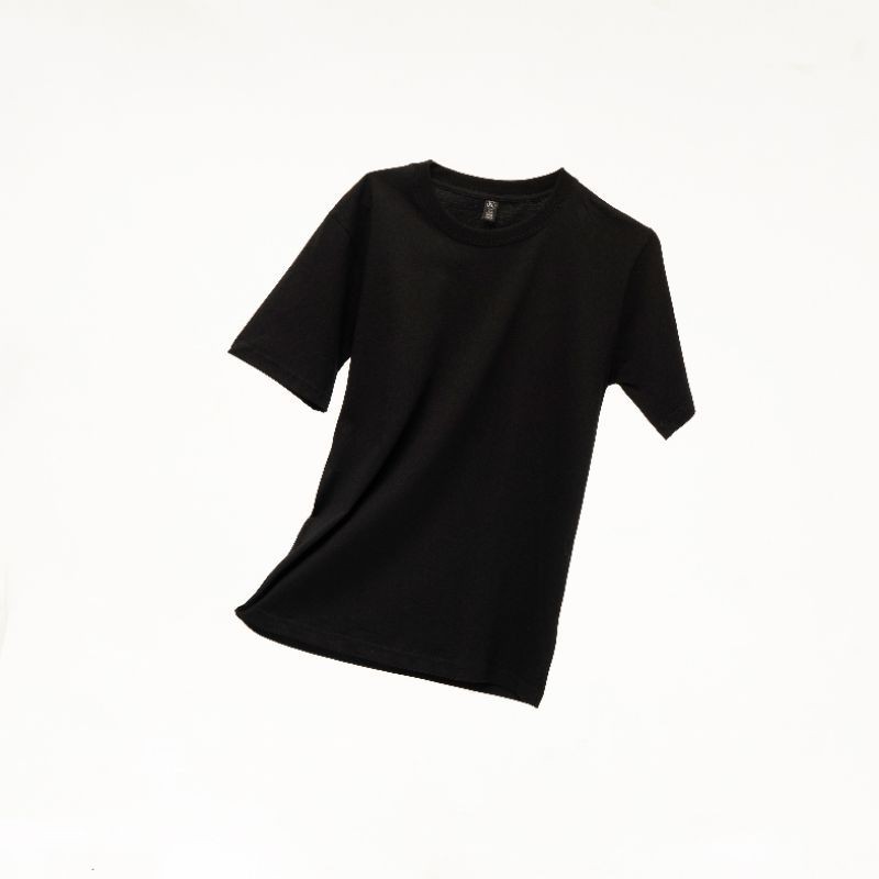 HITAM Kaos Polos Katun Combed 30s Lembut Nyaman dipakai