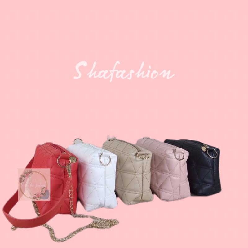 Tas Selempang import Sling Bag Kulit Sintetis - Tas Harian Simple Daily - Ringan Enteng Lembut Ranta