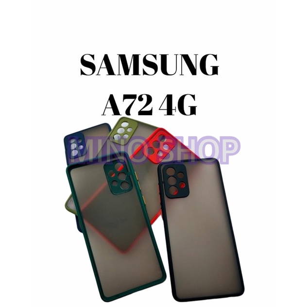 SOFTCASE SAMSUNG A72 4G - HARDCASE DOVE MYCHOICE PLUS PELINDUNG KAMERA - AERO CASE