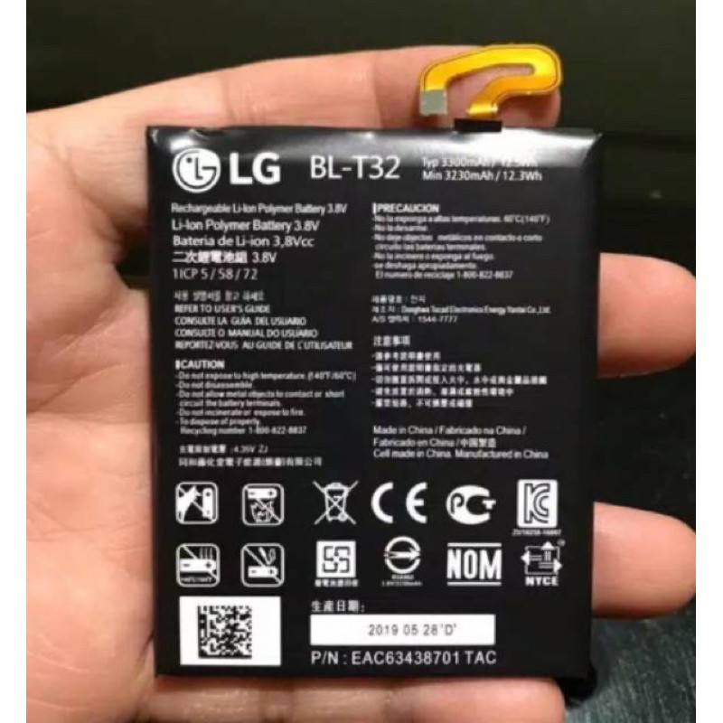 Baterai LG Q6 BLT33 Battery Original