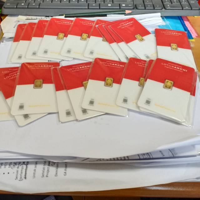 LOGAM MULIA EMAS LOTUS ARCHI 1 GRAM