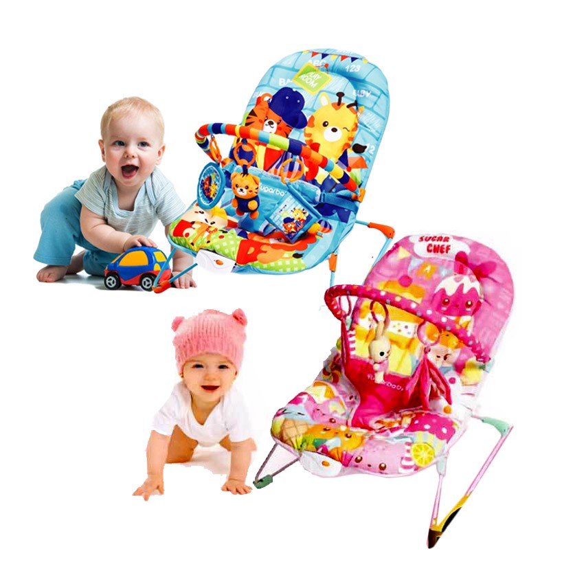 Sugar Baby Bouncer Deluxe Musical Vibration 1 Recline / Dudukan Bayi Sugarbaby BAYI ONLINE SHOP