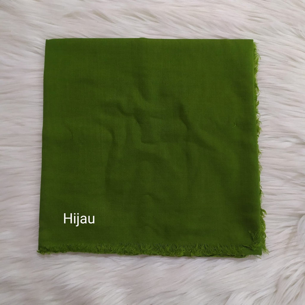 TERMURAH SAUDIA / Segiempat ORIGINAL SAUDI/ JILBAB RAWIS /JILBAB KATUN/jilbab murah-Hijau