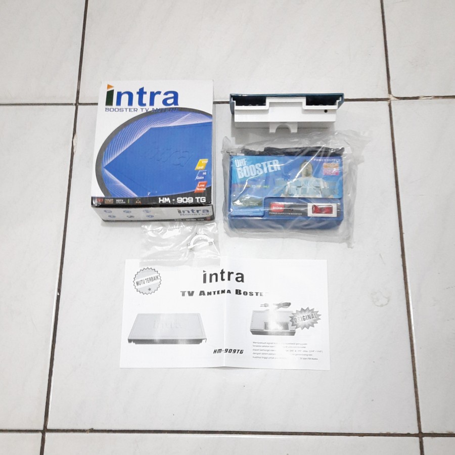 Booster Intra HM 909 Penguat Sinyal TV Digital Analog HARGA OKE^^^