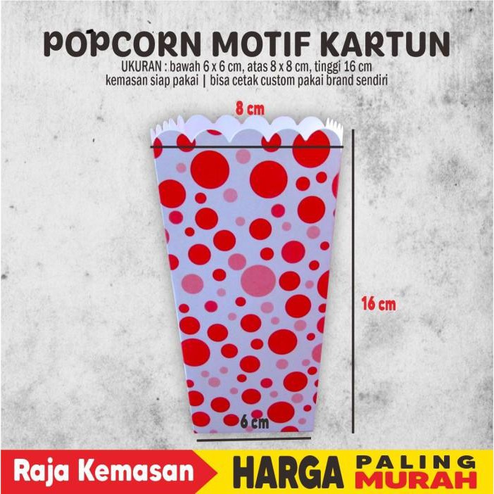 

New Ready Stock !!! Kon | Dus Popcorn, Kemasan Popcorn, Tempat Popcorn, Bungkus Popcorn, Popcorn