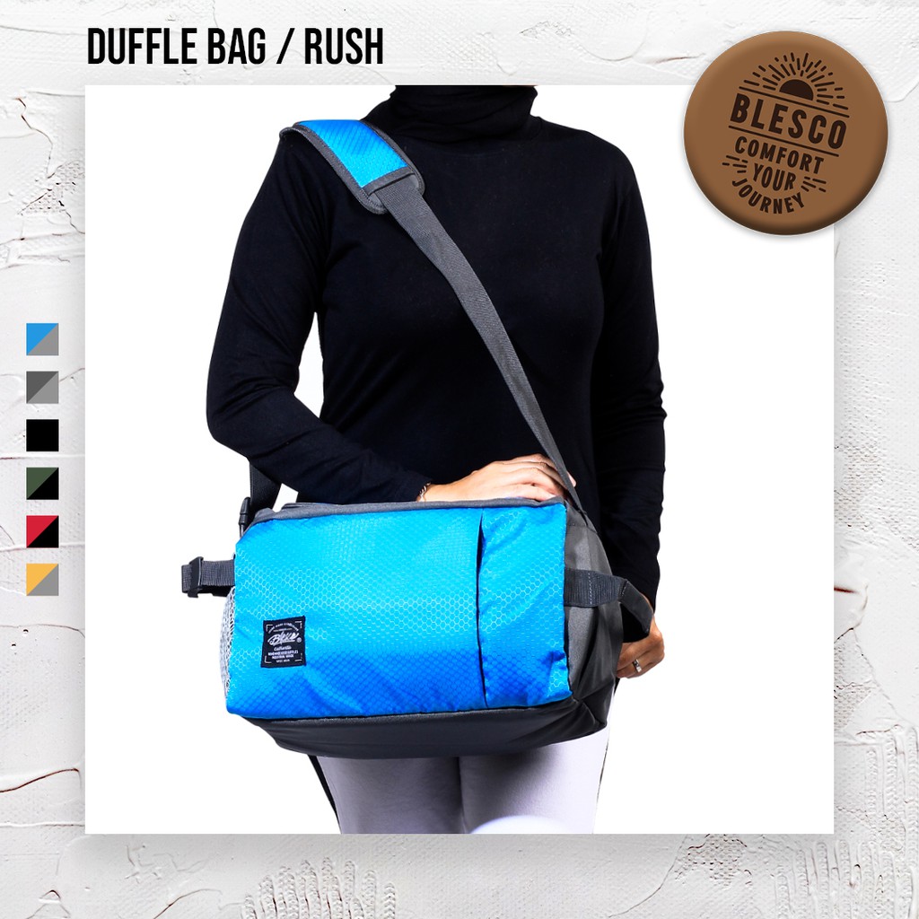 Tas Gym &amp; Fitness Tas Perlengkapan Gym Warna Biru - Blesco Rush