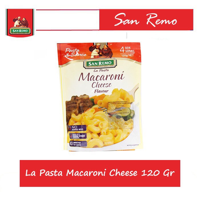 SAN REMO La Pasta Macaroni Cheese 120 Gr