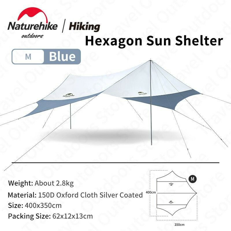 FLYSHEET HEXAGON NATUREHIKE NH16T012-S (SIZE M)