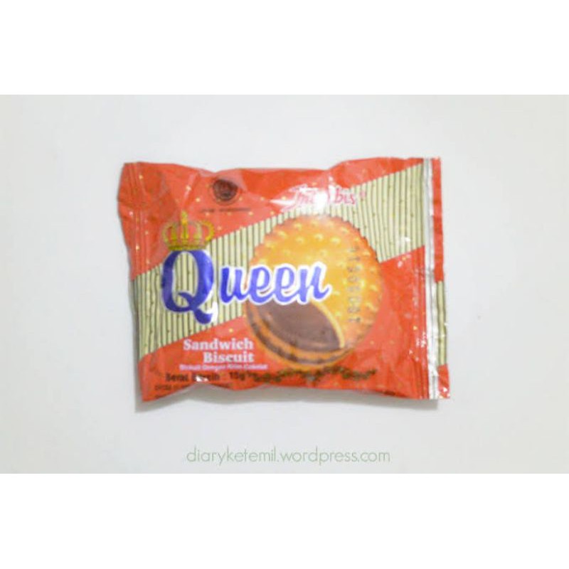 Biskuit Sanwich MURAH ENAK Queen Rasa Coklat