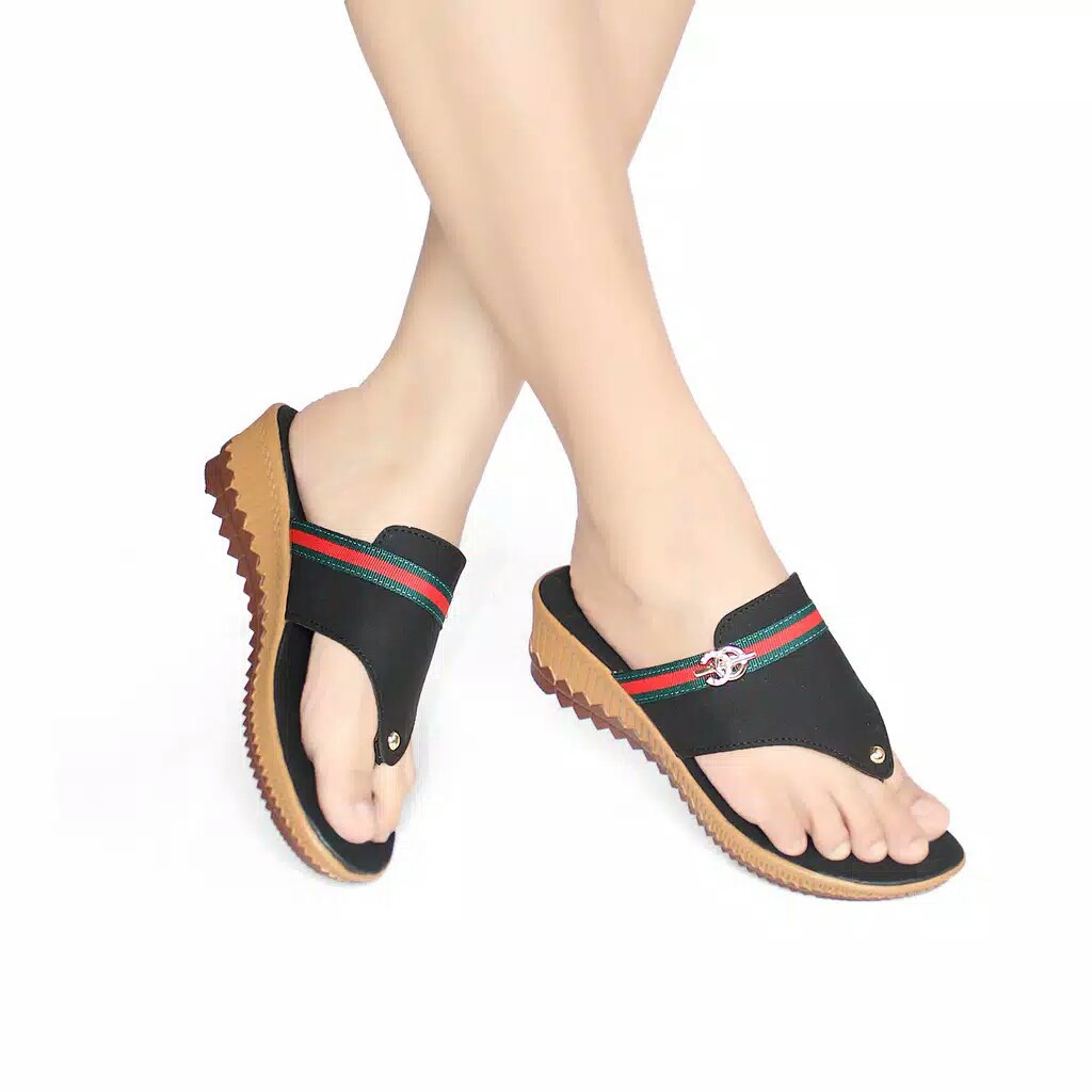 Sandal Wedges Jepit rizkiana_olshop