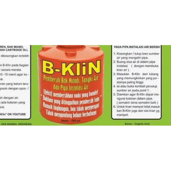 NewB-klin, Bklin, B klin, klin, (Pembersih Toren,  Pralon, Tangki/Tandon)cfd1