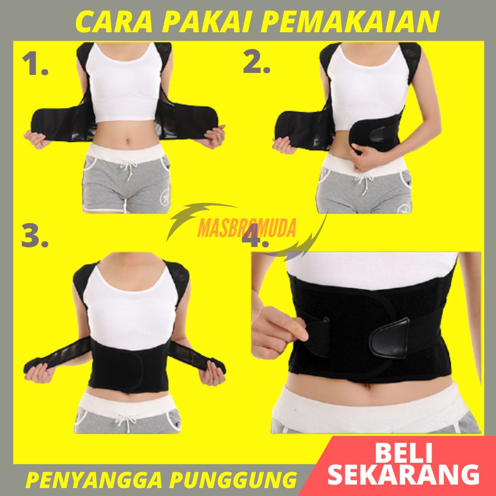 KORSET PENYANGGA PUNGUNG PENEGAK PUNGUNG BADAN BUNGKUK HOT SHAPER SHOULDER BACK BJ08