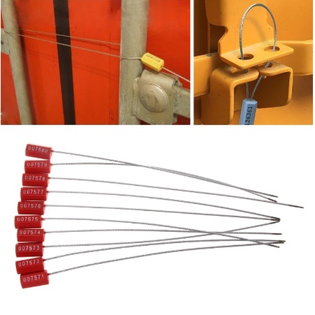 Ties Kabel Baja Locking Railway Stainless Steel Tightening Kabel Tiss Isi 10 PCS