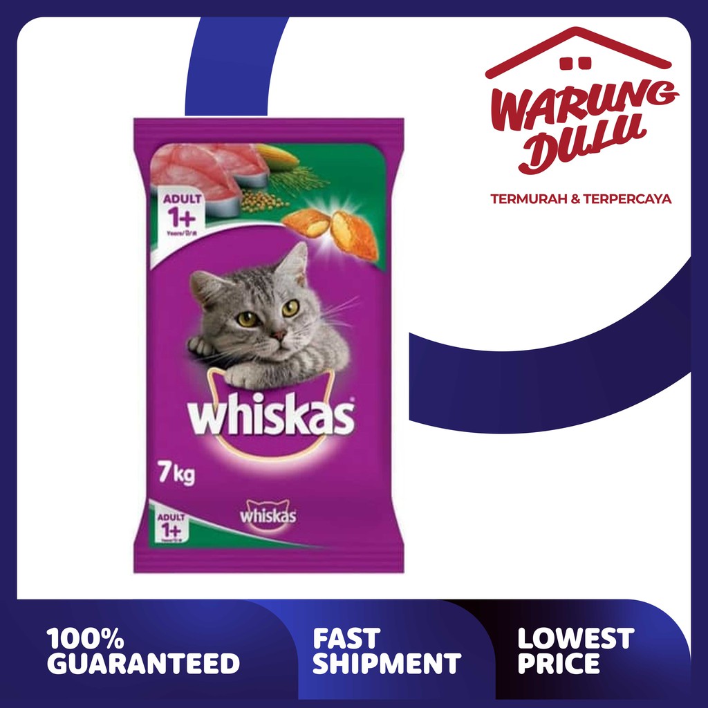 MAKANAN KUCING WHISKAS TUNA 7KG