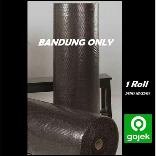 

Bubble wrap hitam Gosend Bandung plastik bable warp 1 roll murah buble ekonomis