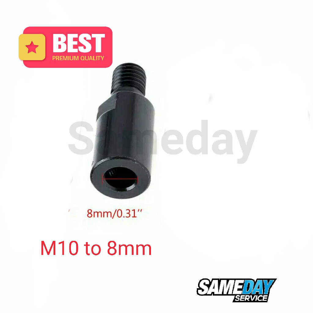 Adapter Gerinda untuk Dinamo As 8mm Converter M10x8mm