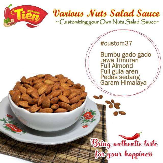 

Custom37: Suitable for KETO & FC | Bumbu Gado-gado Jawa Timuran Bu Tien Almond | Tanpa Gula