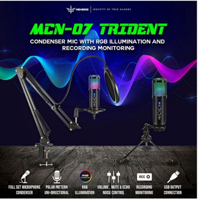 Microphone Condenser Audio NYK Nemesis MCN-07 TRIDENT