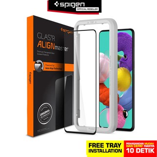 Tempered Glass Samsung Galaxy A51 / A71 Spigen AlignMaster Full Cover Anti Gores