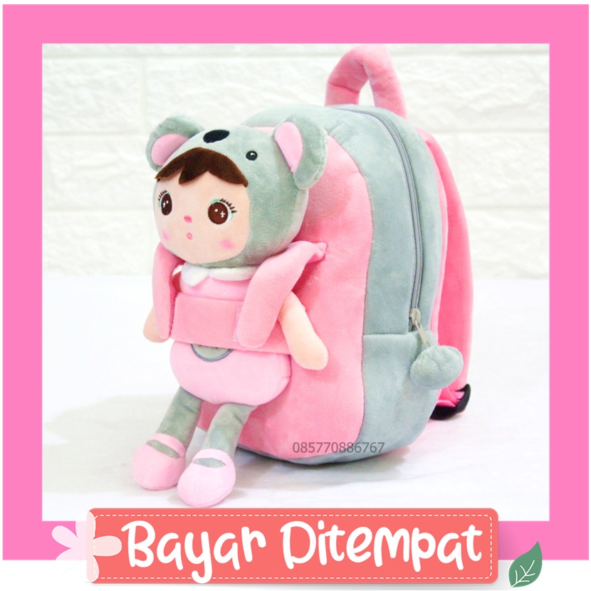 (COD1) Back Pack Double Decker_Tas Ransel Anak_Lol_Unicorn_Superhero_Paw Patrol_Shopkins - Preciousyou