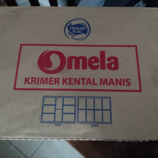 Susu Omela 48x370gr per dus (khusus gojek/grab) susu kental manis