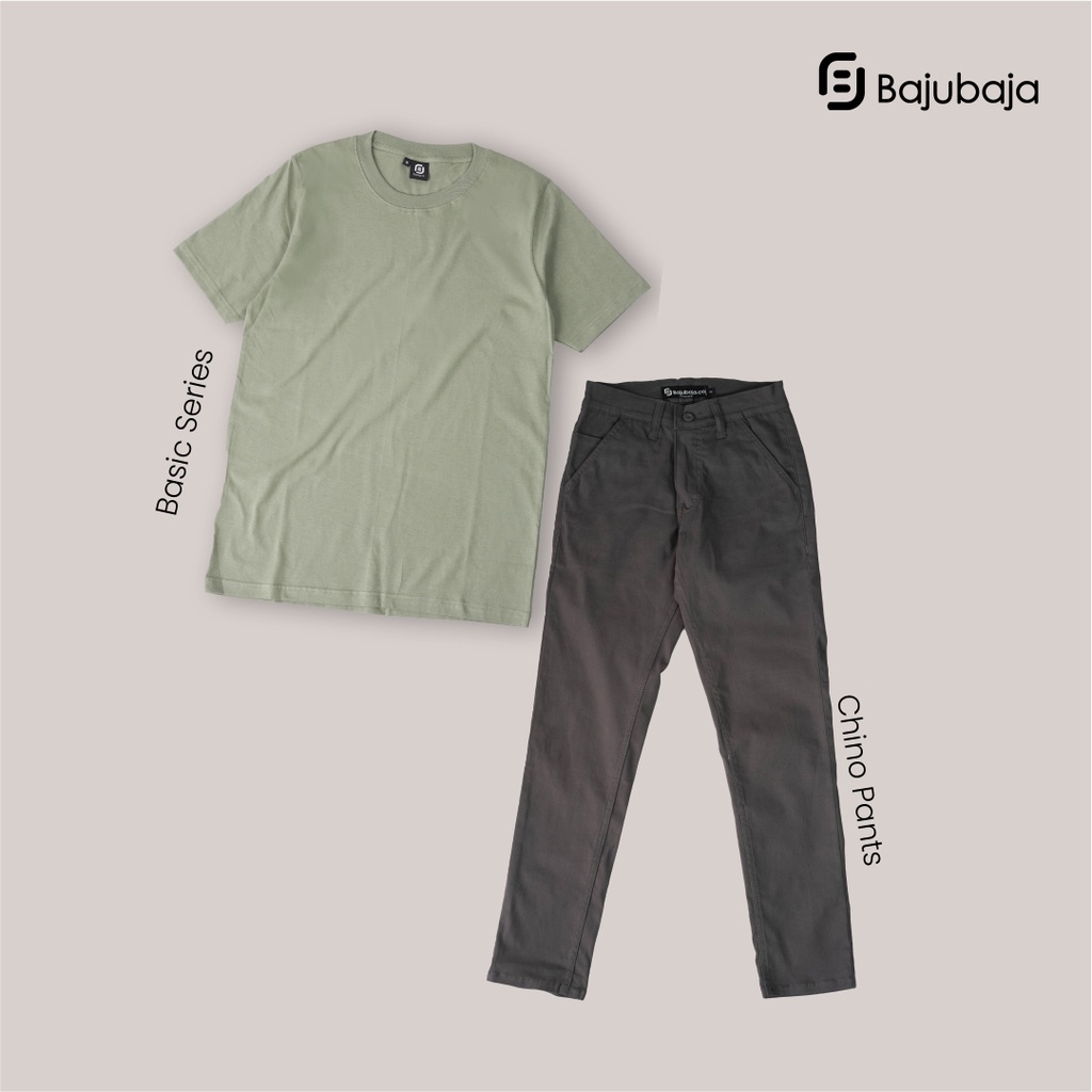 Bajubaja Paket Bundling Celana Chino dan Basic Series B