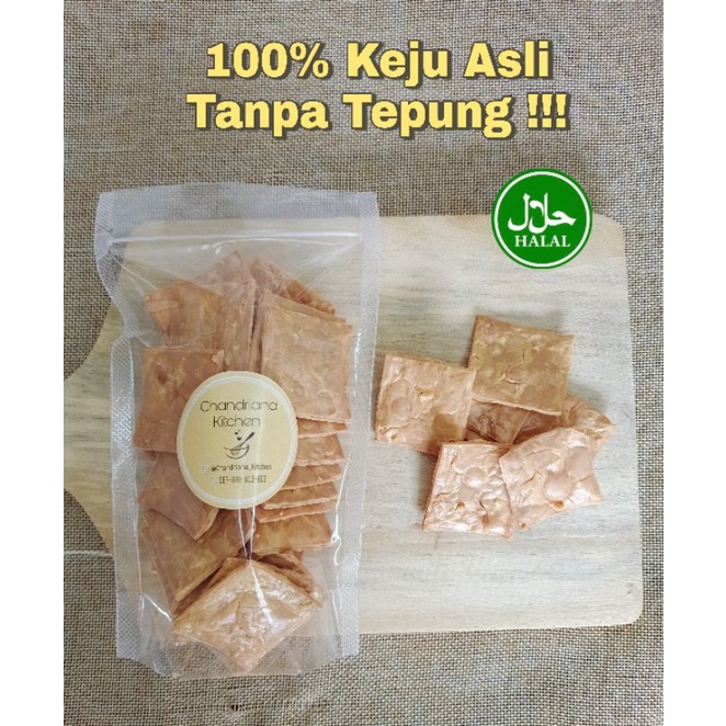 

Keripik Keju Panggang Cemilan Diet/Sehat 75gr