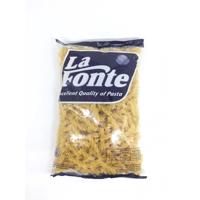 

pasta-aneka- la fonte fusilli 500gr -aneka-pasta.