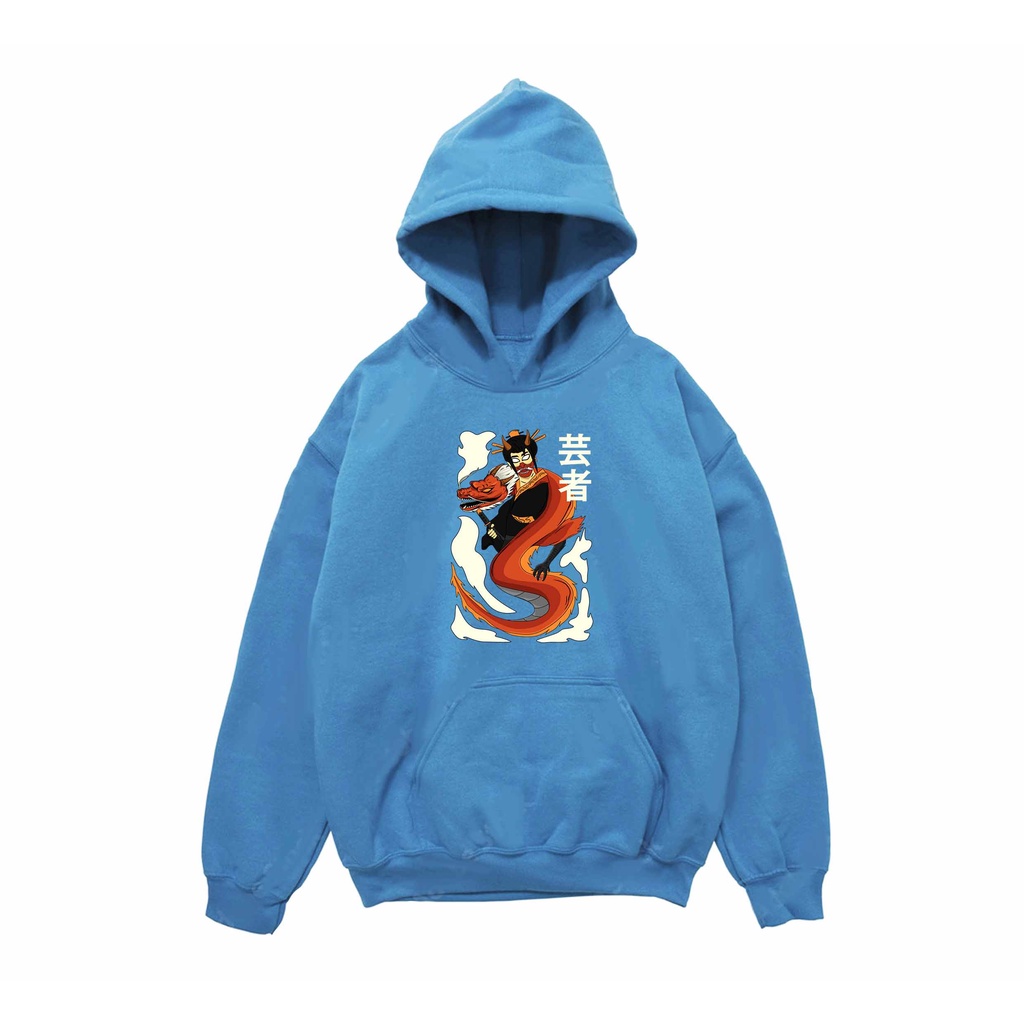 Hoodie Wish Dragon Sweater Pria Fleece Size M - XXL