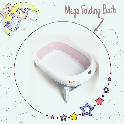 Karibu mega folding bath - PINK