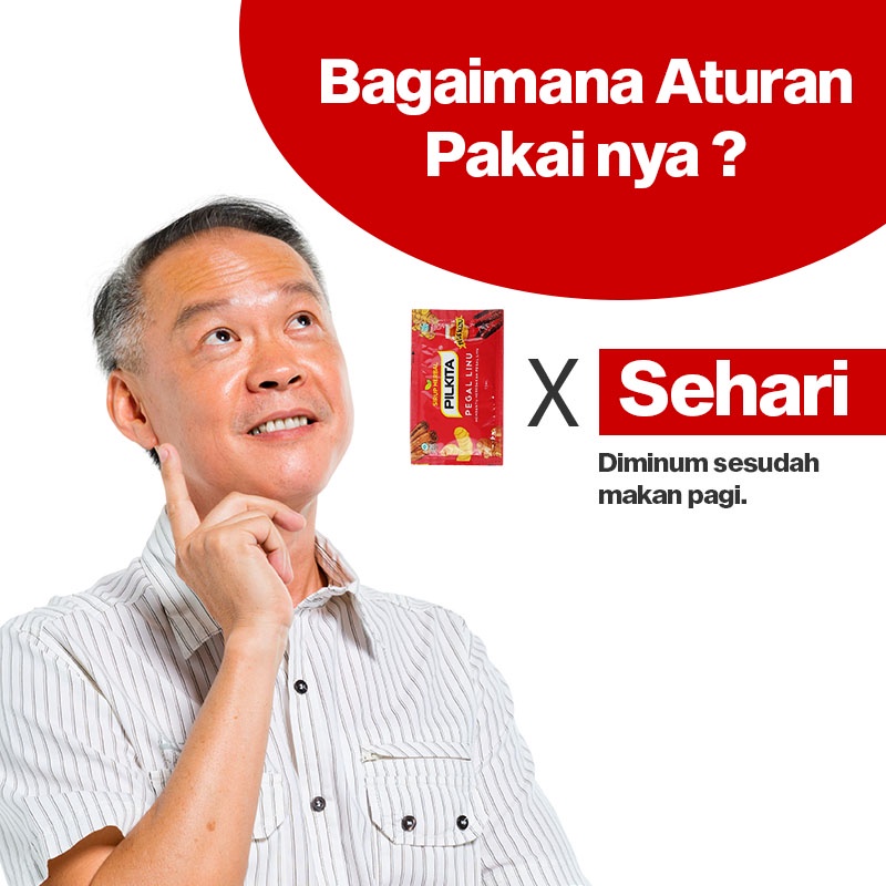 PILKITA Sirup Herbal Pegal Linu 12 Sachet Isi 15 ML BPOM Halal Suplemen Kesehatan Plus Madu