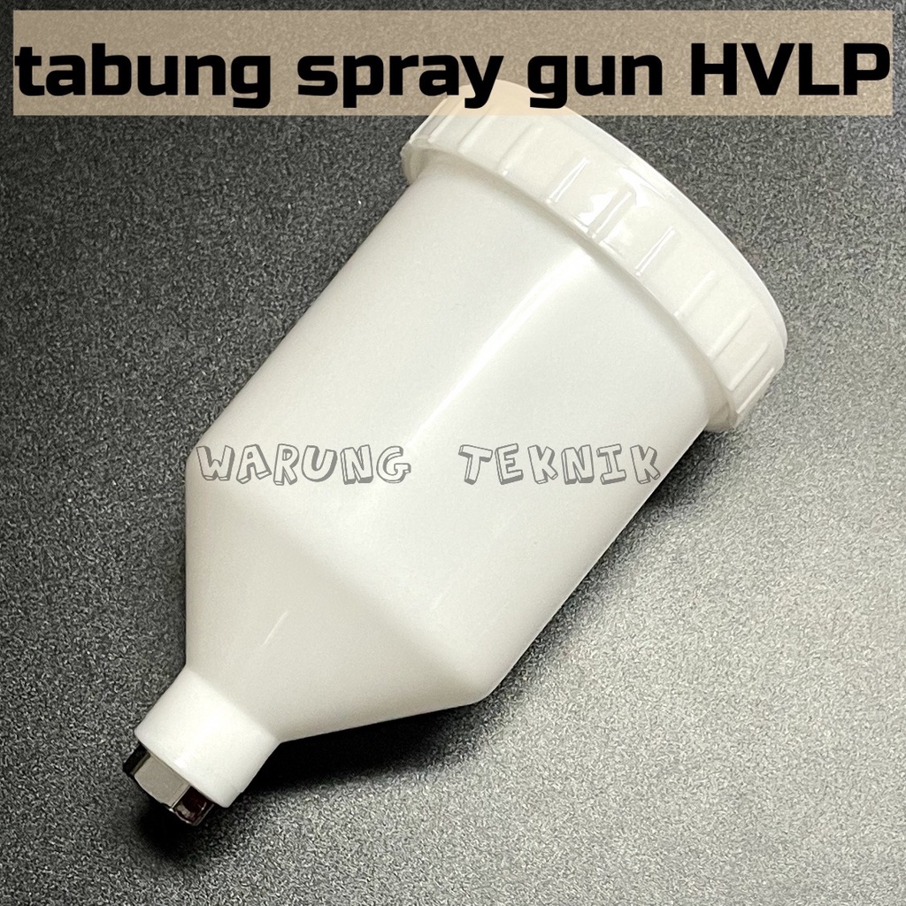 WIPRO TABUNG SPRAY GUN HVLP PLASTIK 600 CC