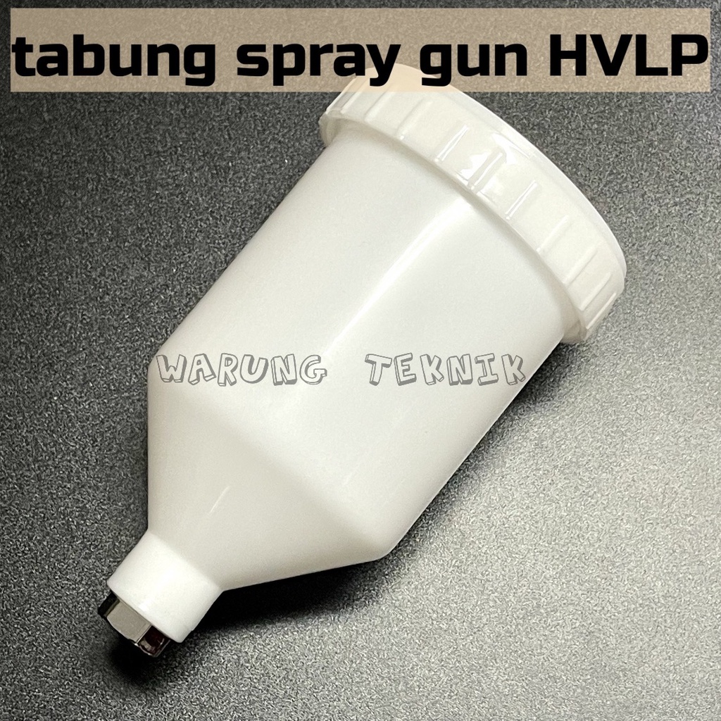 WIPRO TABUNG SPRAY GUN HVLP PLASTIK 600 CC