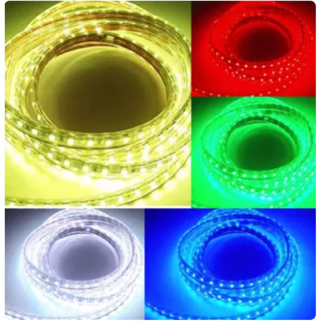 Lampu Led Strip Selang  / Led Selang SMD5050 220V Per 20Meter + socket