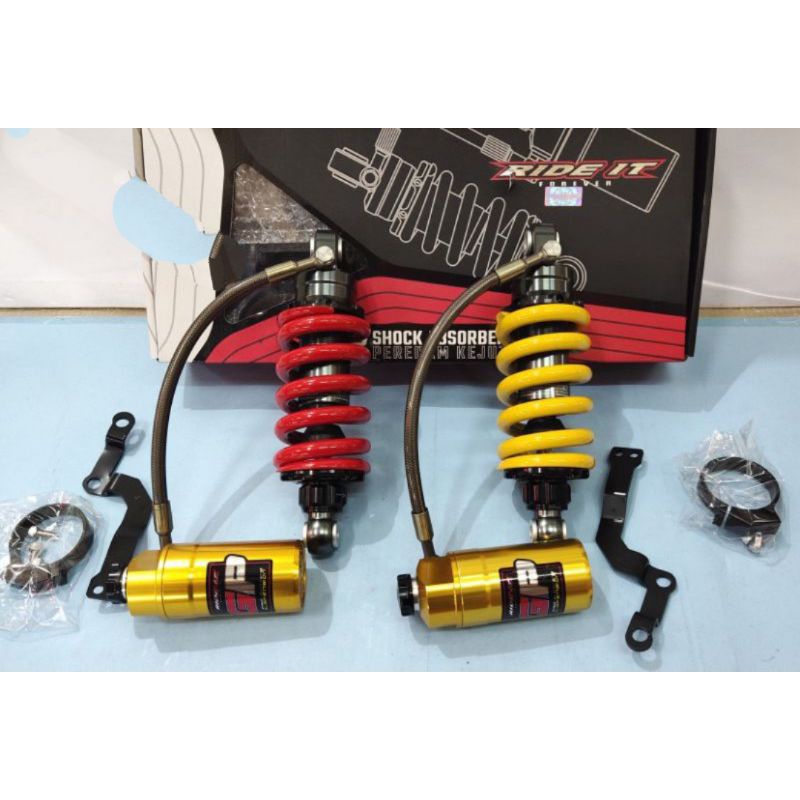 MONOSHOCK HONDA SONIC 150/HONDA GTR 150 RIDE IT TABUNG PISAH 230 MM/SHOCK BELAKANG HONDA GTR/HONDA S